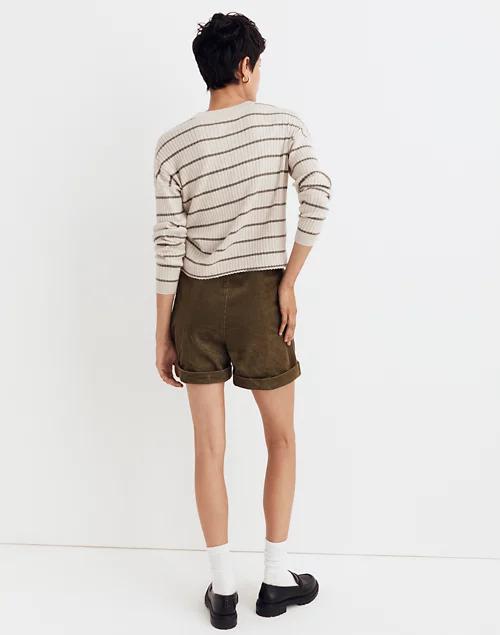 Lawson Crop Pullover Sweater in Stripe商品第3张图片规格展示