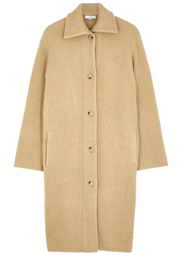 商品Vince|Sand brushed-knit coat,价格¥2246,第1张图片