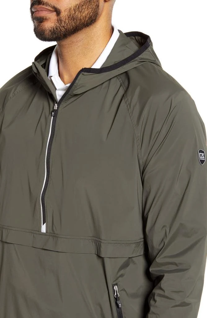 商品Cutter & Buck|Breaker WeatherTec Half Zip Hooded Pullover,价格¥529,第4张图片详细描述