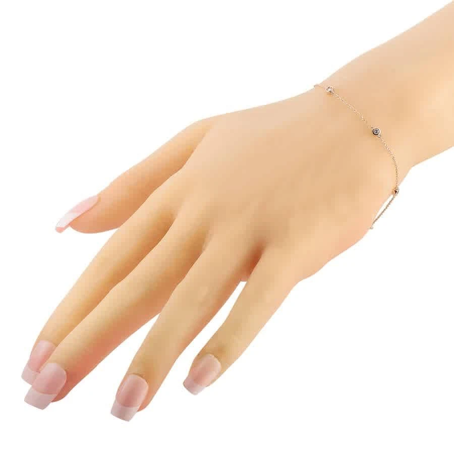 商品LB Exclusive|14K Rose Gold 0.25 ct Diamond Bracelet,价格¥2306,第2张图片详细描述