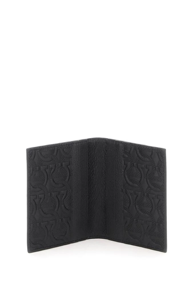 商品Salvatore Ferragamo|Salvatore ferragamo embossed leather bi-fold cardholder,价格¥1840,第2张图片详细描述