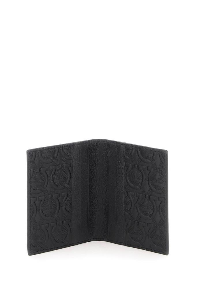 商品Salvatore Ferragamo|Salvatore ferragamo embossed leather bi-fold cardholder,价格¥2351,第4张图片详细描述
