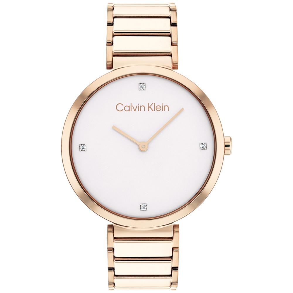 商品Calvin Klein|Rose Gold-Tone Bracelet Watch 36mm,价格¥923,第1张图片