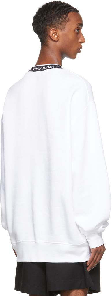 White Jacquard Logo Sweatshirt商品第3张图片规格展示