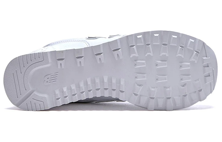 商品[国内直发] New Balance|NB 574 运动休闲减震防滑耐磨 低帮跑步鞋 男女同款 纯白色,价格¥1053,第5张图片详细描述