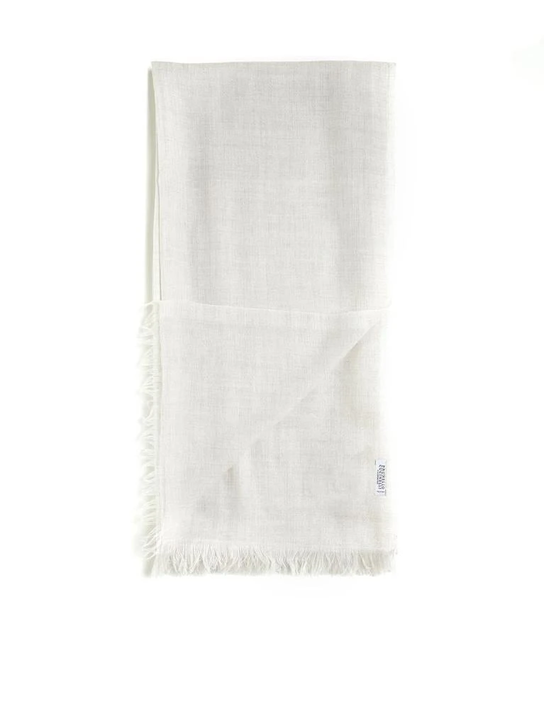 商品Brunello Cucinelli|Brunello Cucinelli Scarves & Wraps in Madreperla,价格¥4188,第2张图片详细描述