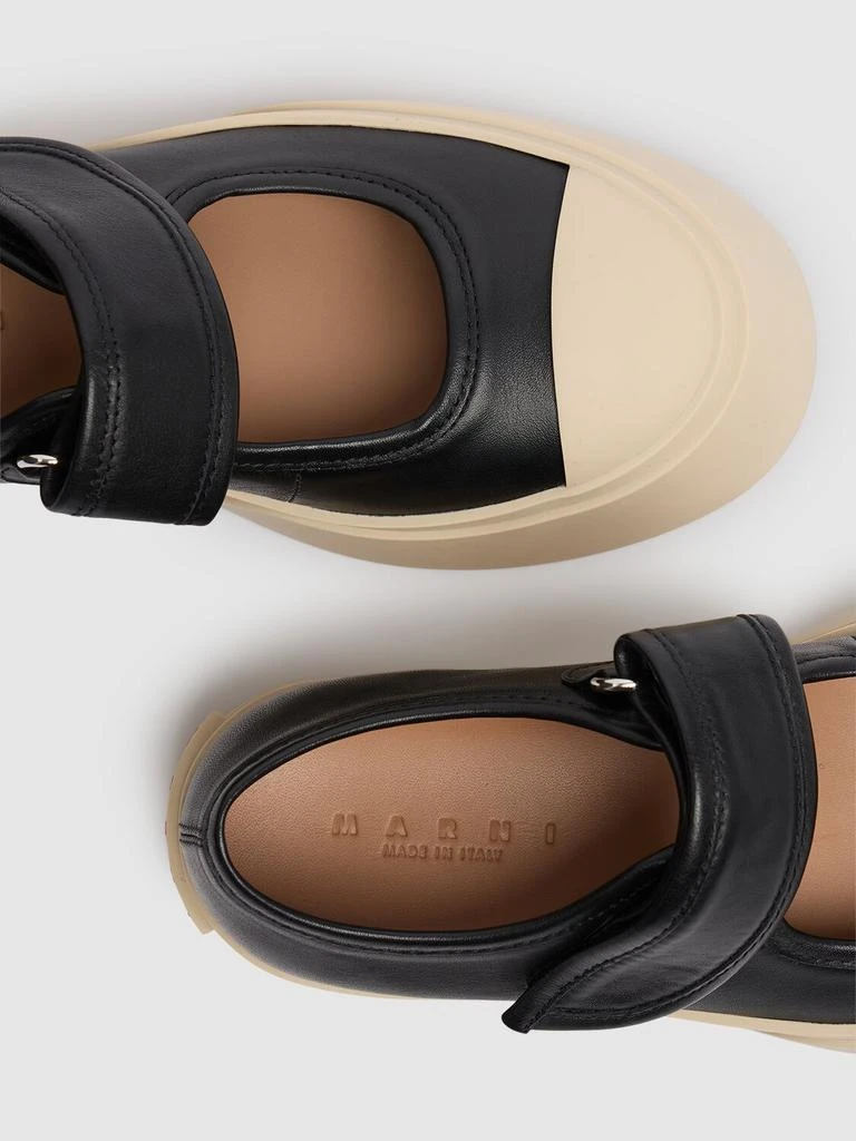 商品Marni|20mm Pablo Mary Jane Leather Shoes,价格¥6270,第3张图片详细描述
