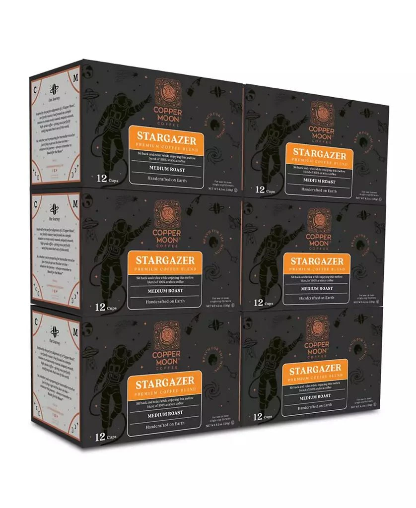 商品Copper Moon Coffee|Stargazer Blend Single Serve Coffee Pods, 72 Count,价格¥255,第1张图片