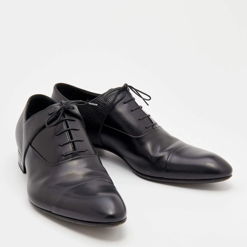 商品[二手商品] Louis Vuitton|Louis Vuitton Black Epi Leather Lace Up Oxford Size 42,价格¥1556,第4张图片详细描述