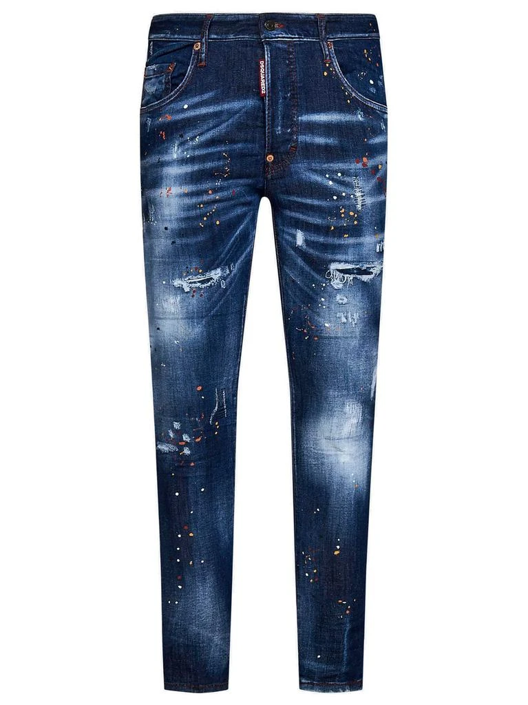 商品DSQUARED2|Dsquared2 Super Twinky Paint Splatter Skinny Jeans,价格¥2988,第1张图片