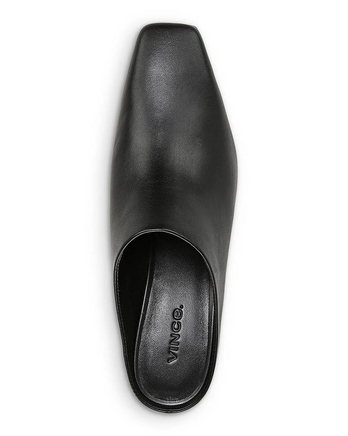 商品Vince|Women's Benita Square Toe Wedge Heel Mules,价格¥781,第5张图片详细描述