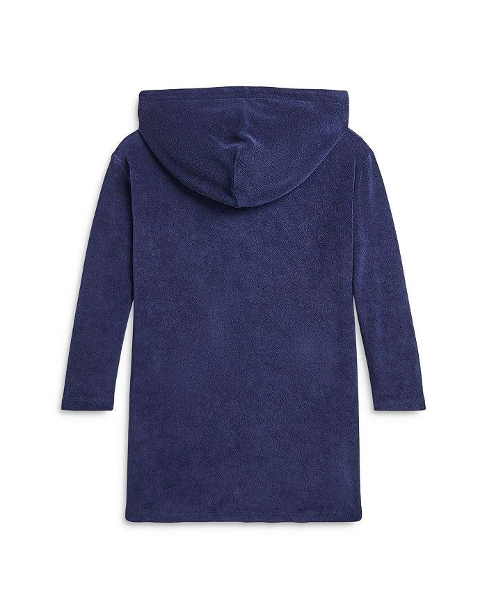 商品Ralph Lauren|Girls' Hooded Terry Cover-Up - Little Kid,价格¥413,第2张图片详细描述