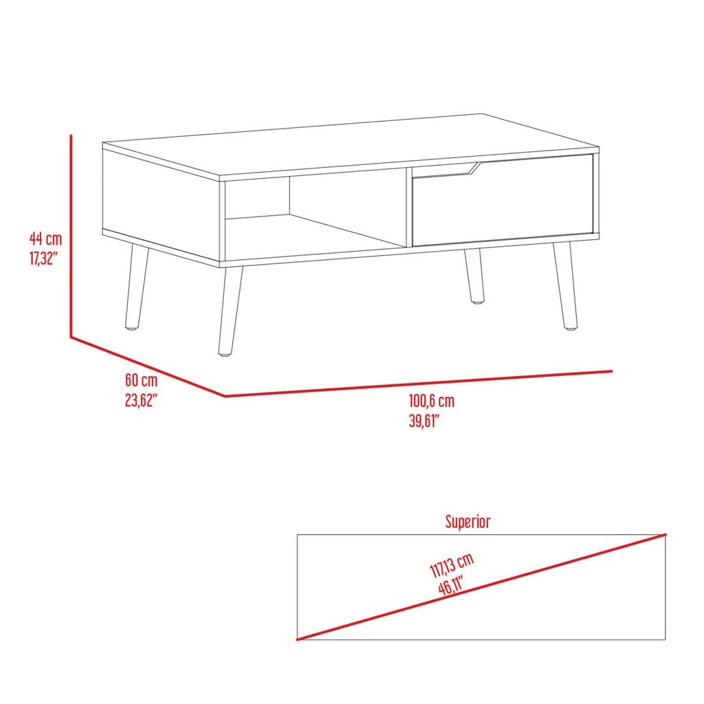 Haven 1-Drawer 1-Shelf 12-Bottle Wine Cabinet Dark Walnut 商品