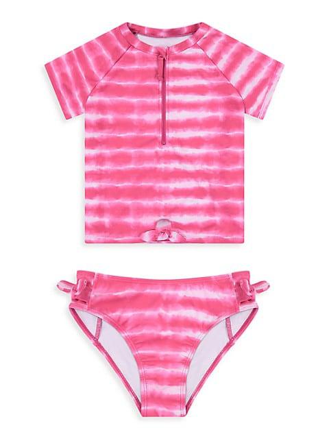 Girl's 2-Piece Rashguard Swim Set商品第1张图片规格展示