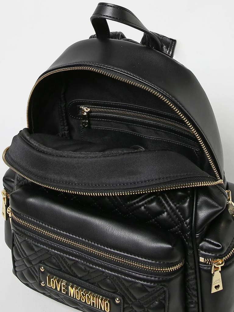 商品Love Moschino|Love Moschino backpack in quilted synthetic nappa,价格¥1654,第4张图片详细描述
