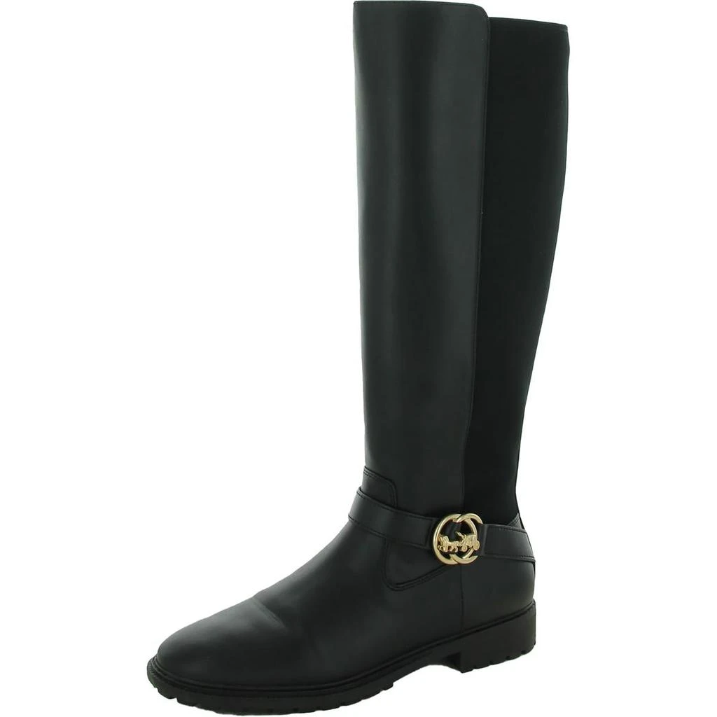 商品Coach|Coach Womens Farrah Leather Tall Knee-High Boots,价格¥713-¥1275,第1张图片