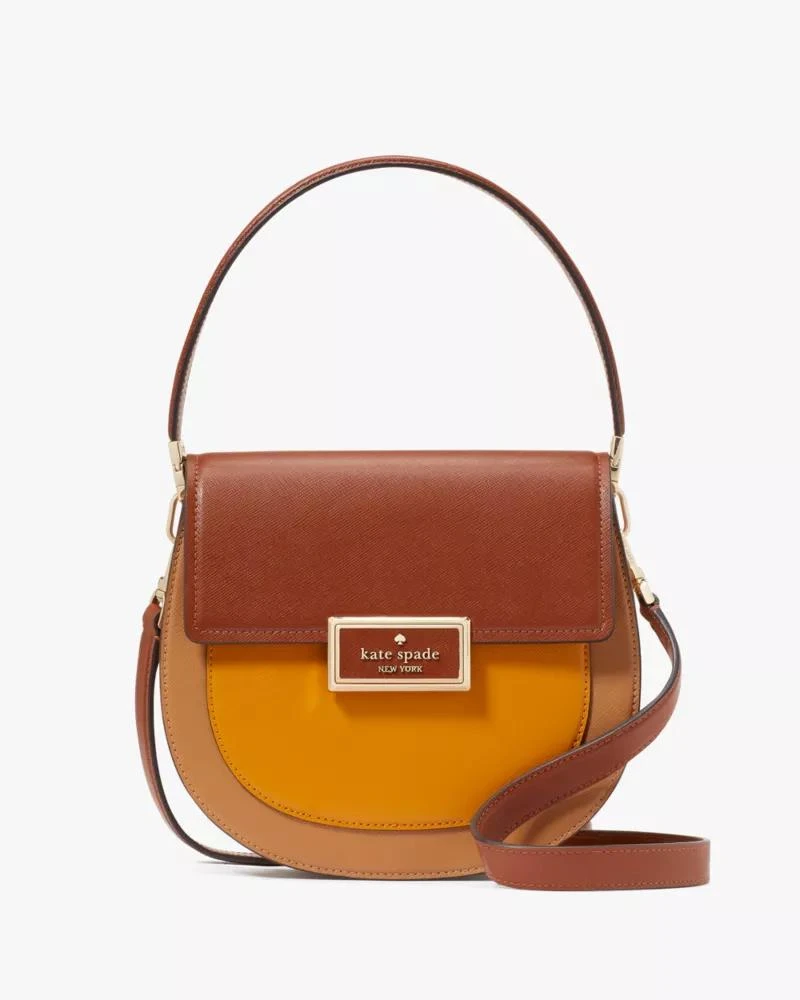 商品Kate Spade|Reegan Colorblock Saddle Bag,价格¥1065,第1张图片