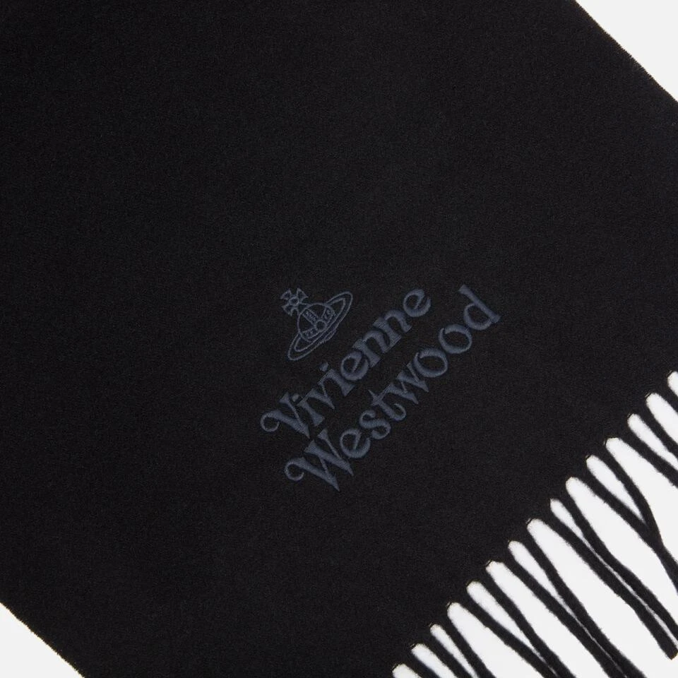 商品Vivienne Westwood|Vivienne Westwood Embroidered Logo Wool Scarf,价格¥910,第3张图片详细描述