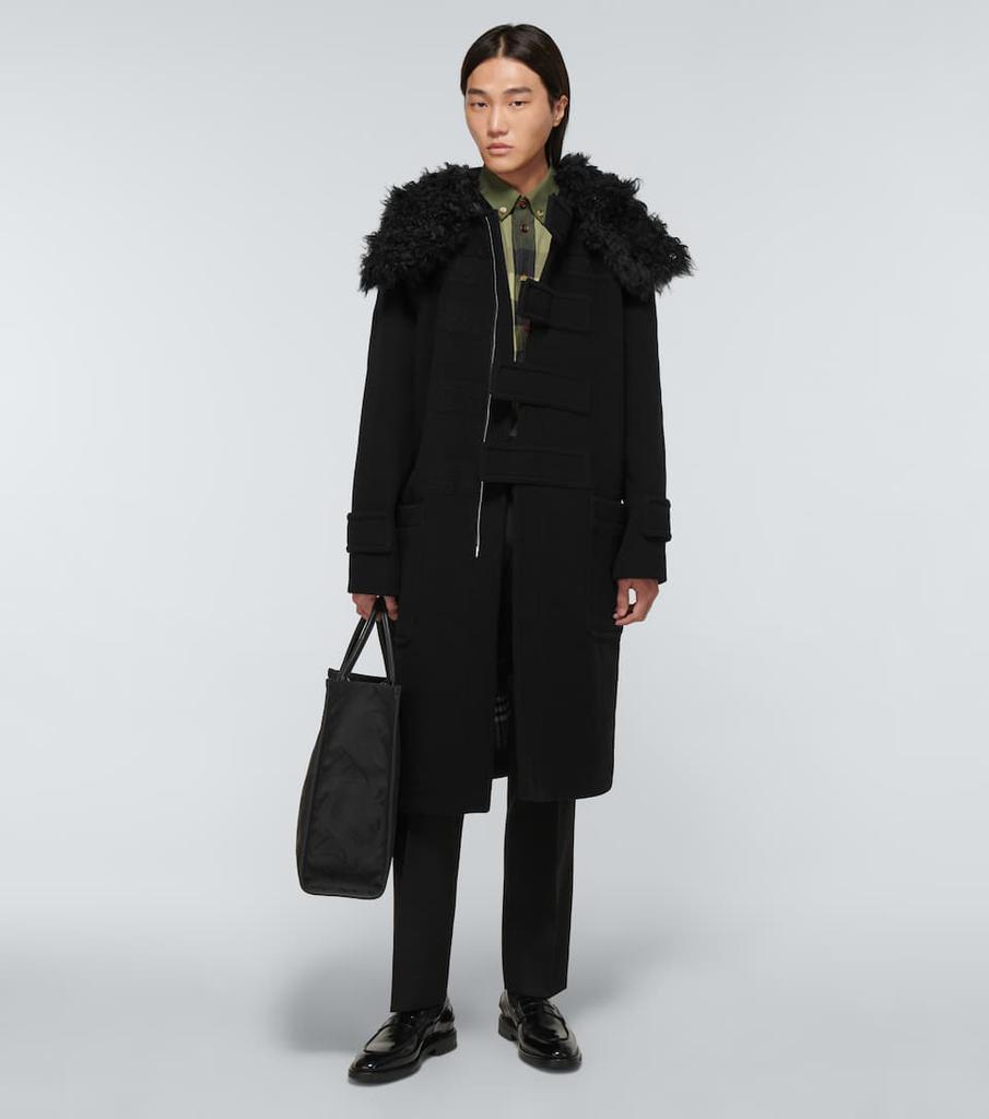 商品Burberry|Wool-blend coat,价格¥21242,第4张图片详细描述