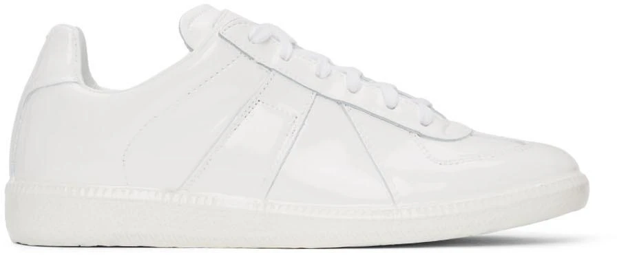 商品MAISON MARGIELA|White Rubber Replica Low Sneakers,价格¥3419,第1张图片
