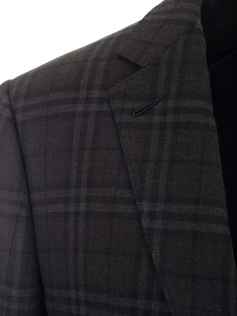 商品Burberry|Burberry Check Single Breasted Blazer,价格¥12200,第3张图片详细描述