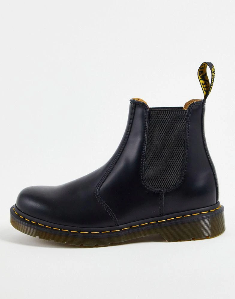 商品Dr. Martens|Dr Martens 2976 YS chelsea boots in black smooth,价格¥1394,第1张图片