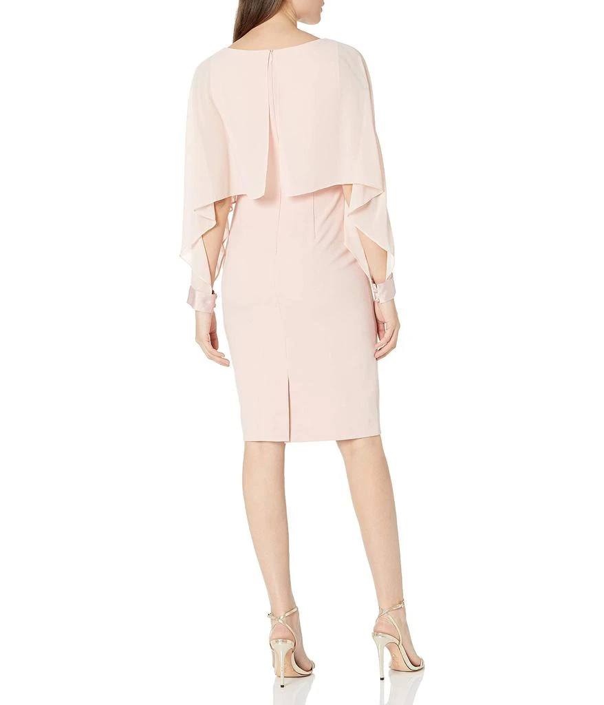 商品Vince|Camuto Women's Stretch Crepe Bodycon with Chiffon and Satin,价格¥1186,第2张图片详细描述