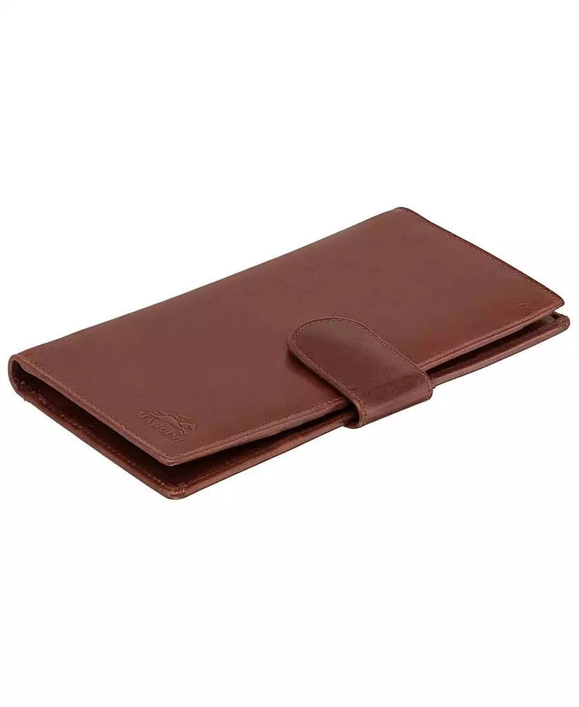 商品Mancini Leather Goods|Men's Casablanca Collection Classic Passport Holder and Travel Organizer,价格¥240,第5张图片详细描述