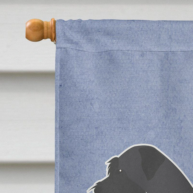 商品Caroline's Treasures|28 x 40 in. Polyester Giant Schnauzer Welcome Flag Canvas House Size 2-Sided Heavyweight,价格¥329,第2张图片详细描述