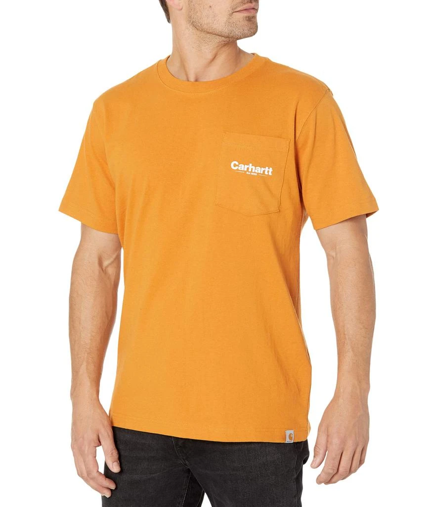 商品Carhartt|Relaxed Fit Heavyweight Short Sleeve Line Graphic T-Shirt,价格¥185,第1张图片