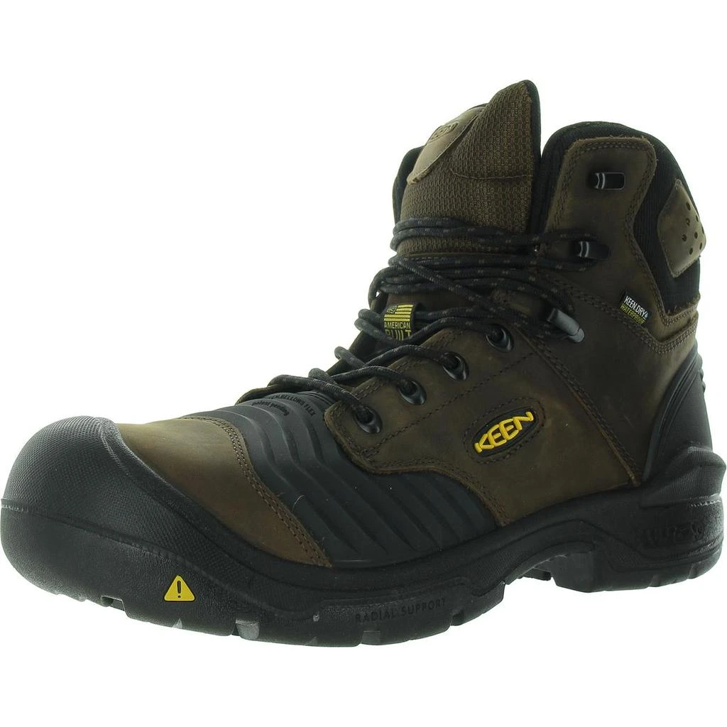 商品Keen|Portland Mens Composite Toe Leather Work & Safety Boots,价格¥585,第1张图片