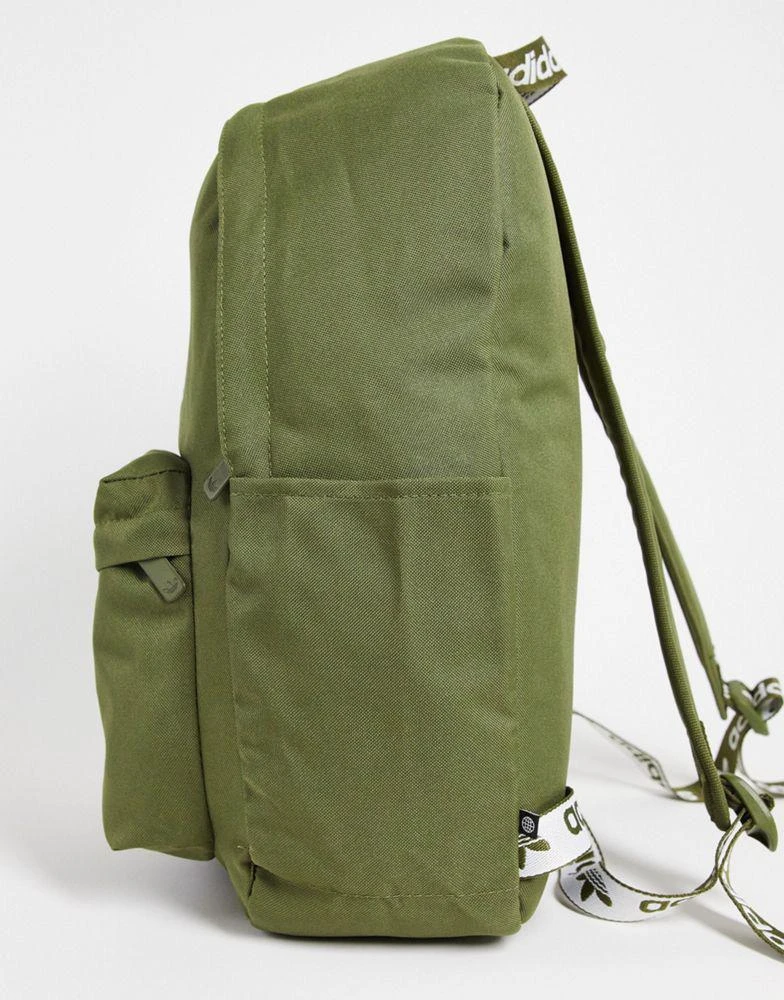 商品Adidas|adidas Originals adicolor Trefoil backpack in focus olive,价格¥175,第2张图片详细描述