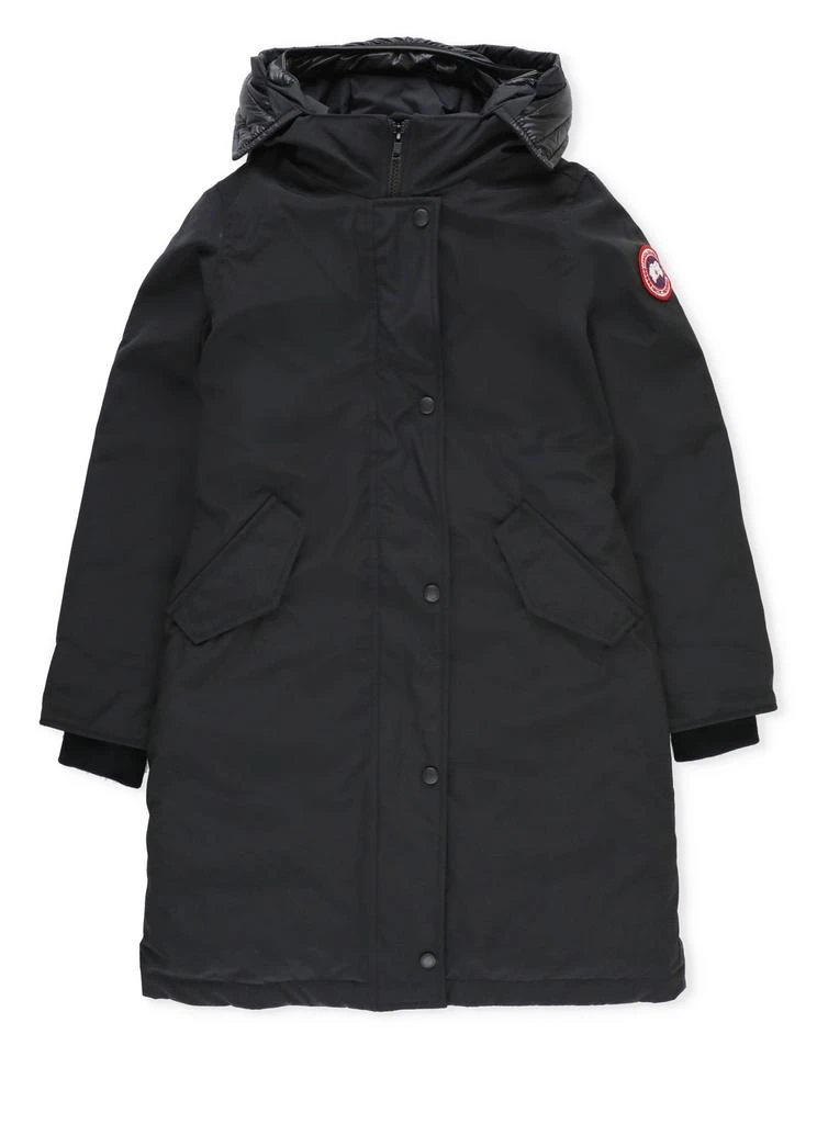 商品Canada Goose|Canada Goose Kids Logo Patch Hooded Parka,价格¥4657,第1张图片