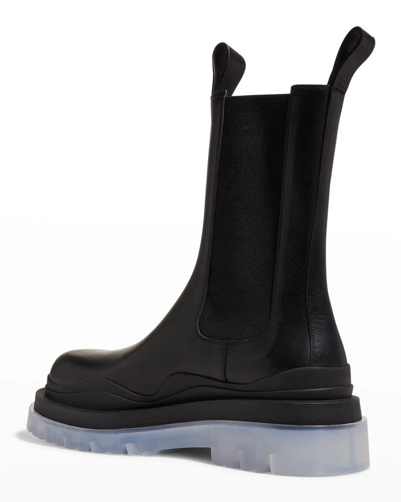 Men's The Tire Leather Chunky Chelsea Boots 商品