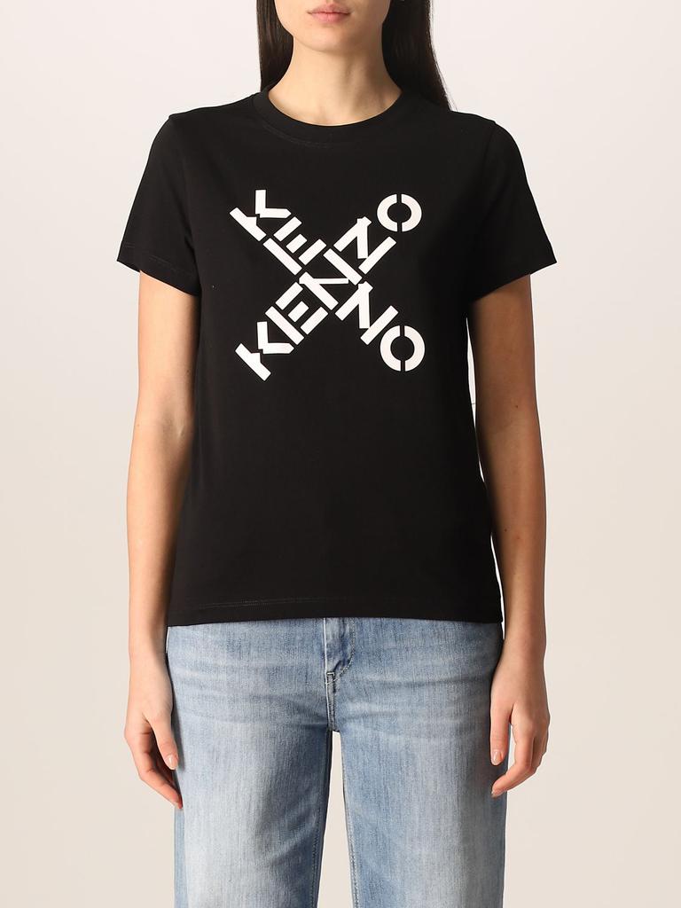 Kenzo cotton t-shirt with logo商品第1张图片规格展示