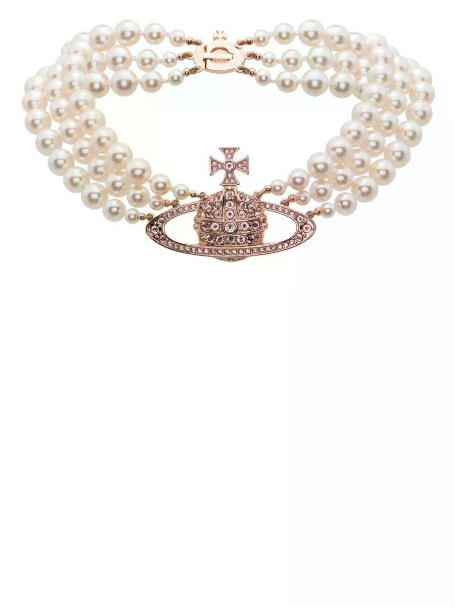 商品【商品预售7天】 Vivienne Westwood|Vivienne Westwood 女士项链 63030007G128 花色,价格¥5011,第1张图片