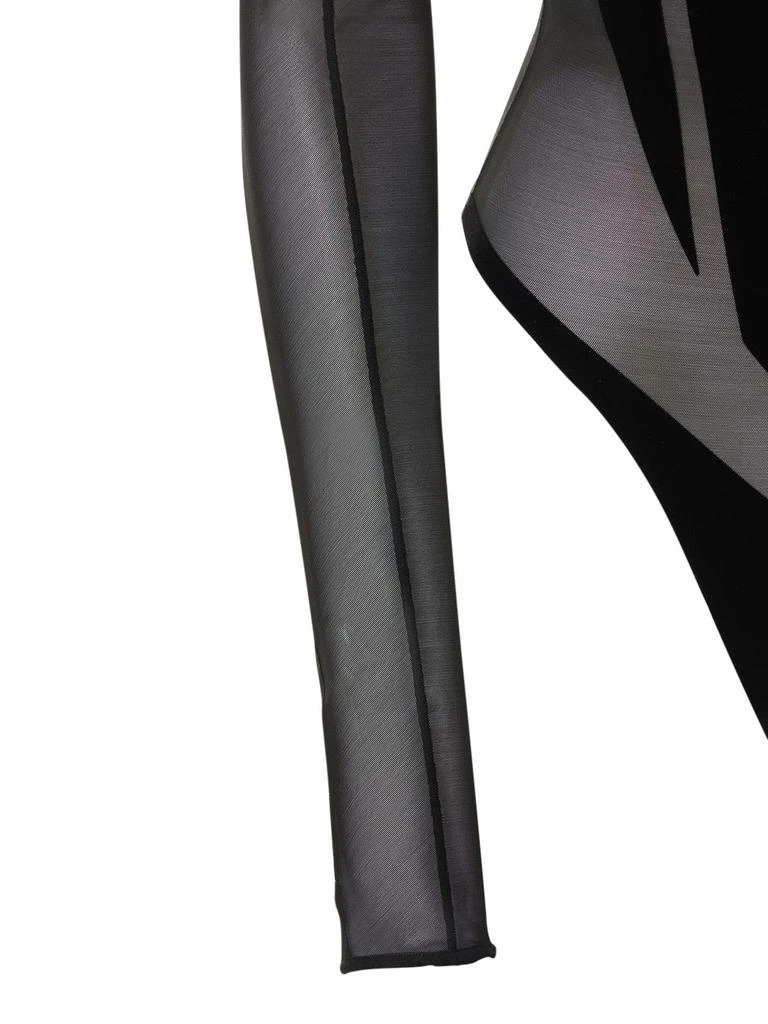 商品Wolford|Mugler X Wolford Flocked Shaping Body,价格¥6543,第4张图片详细描述