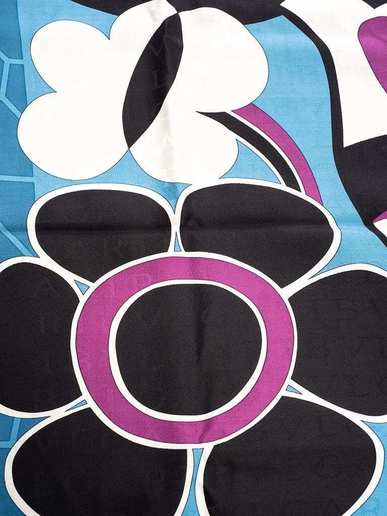 商品BVLGARI|Bulgari Graphic-Printed Frayed Edge Scarf,价格¥2126,第4张图片详细描述