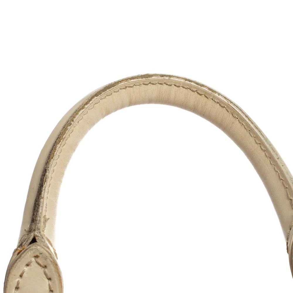 Ralph Lauren Cream White Leather Stirrup Boston Bag 商品