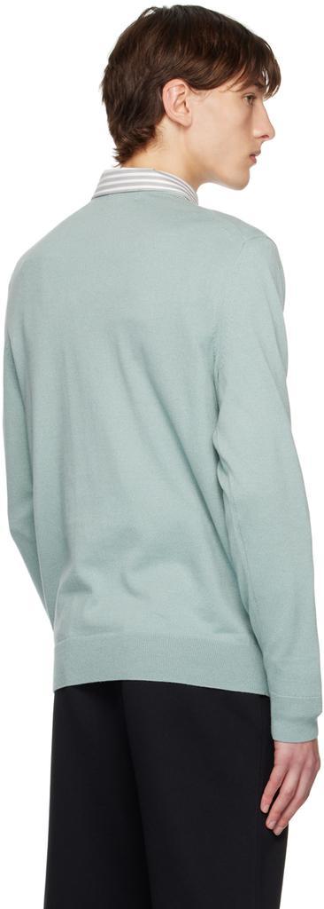 商品Fred Perry|Blue Classic Crewneck Sweater,价格¥541,第5张图片详细描述