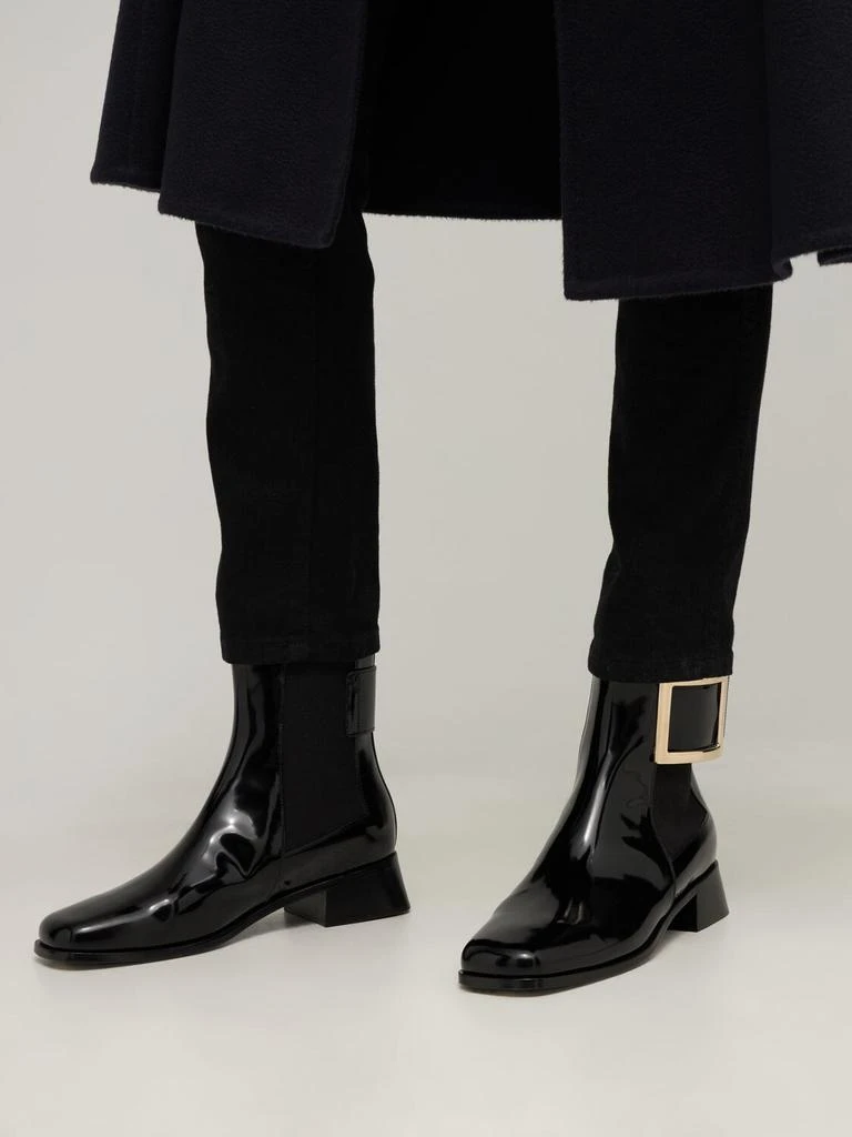 商品Roger Vivier|35mm Tres Vivier Leather Ankle Boots,价格¥10690,第2张图片详细描述