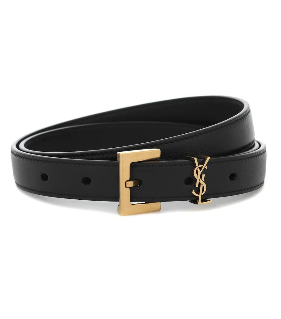 商品Yves Saint Laurent|logo真皮仿古金色腰带,价格¥3032,第1张图片