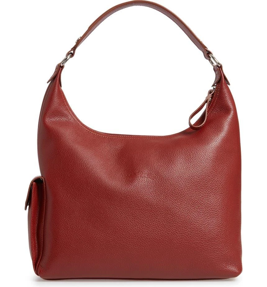 商品Longchamp|Le Foulonné Leather Hobo,价格¥2250,第3张图片详细描述