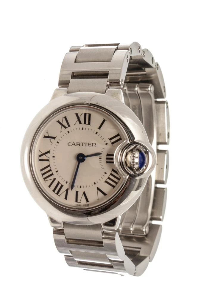 商品[二手商品] Cartier|Cartier Ballon Bleu Silver Dial Stainless Steel Ladies Watch,价格¥40075,第1张图片