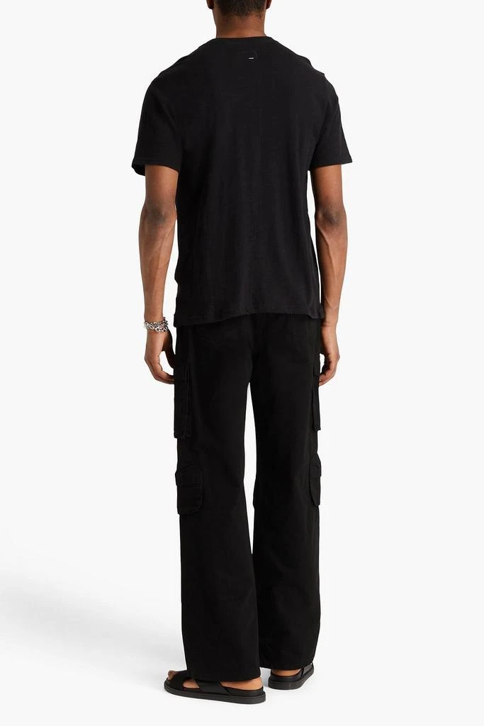 商品Rag & Bone|Embroidered slub cotton-jersey T-shirt,价格¥376,第3张图片详细描述