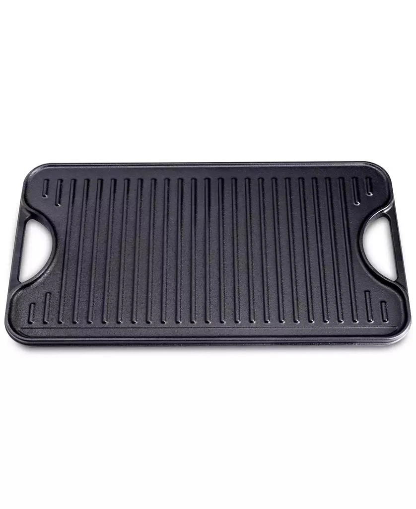 商品Victoria|Cast Iron Large Reversible 18.5" x 10" Rectangular Griddle,价格¥299,第5张图片详细描述
