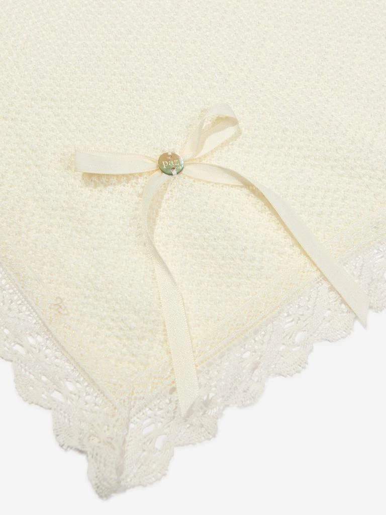 商品Paz Rodriguez|Paz Rodriguez Baby Knitted Blanket in Ivory,价格¥588,第3张图片详细描述