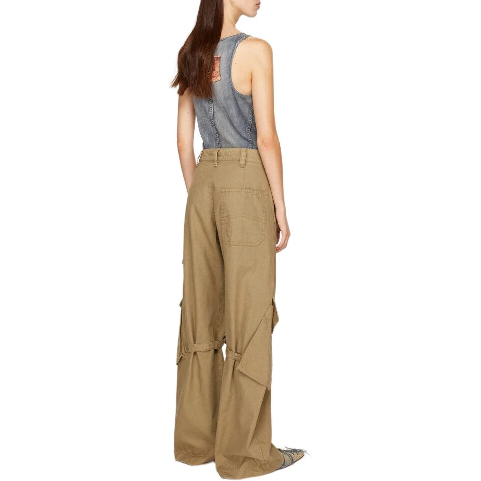 商品[国内直发] Acne Studios|纯色拉链宽松口袋工装裤 女款 冷米色,价格¥2911,第5张图片详细描述