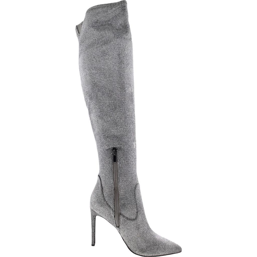 Nine West Womens Tacy 2 Glitter Dressy Knee-High Boots商品第6张图片规格展示