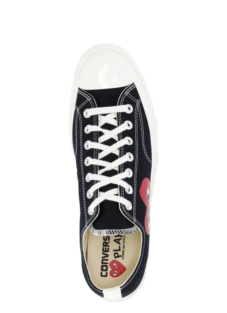 商品Comme des Garcons|COMME DES GARCONS PLAY CONVERSE Sneakers Black,价格¥1112,第5张图片详细描述